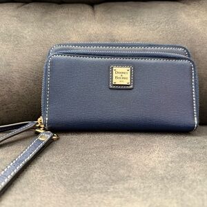 Dooney & Bourke Navy Wristlet Wallet